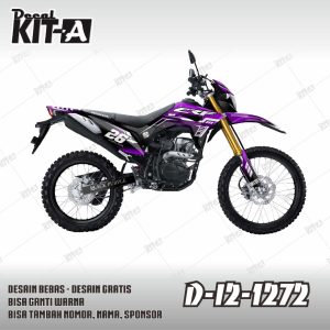 Grafis Hitam Gradasi Ungu