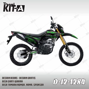 Supermoto Hitam Abu Hijau