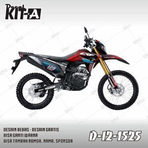 Honda Merah Hitam Simple