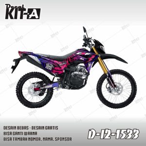 Marble Gradasi Pink Biru