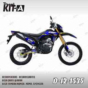 Hitam Biru Kuning Kombinasi