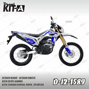 Biru Putih Kombinasi