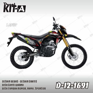 Hitam Merah Hijau Stabilo Racing