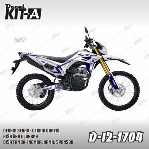 Simple Putih Biru Tua