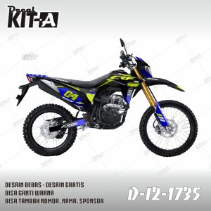 Grafis Hitam Biru Stabilo