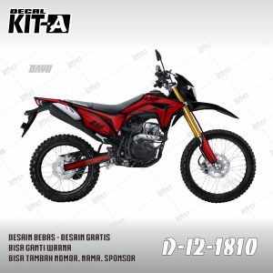 Merah Kombinasi Hitam