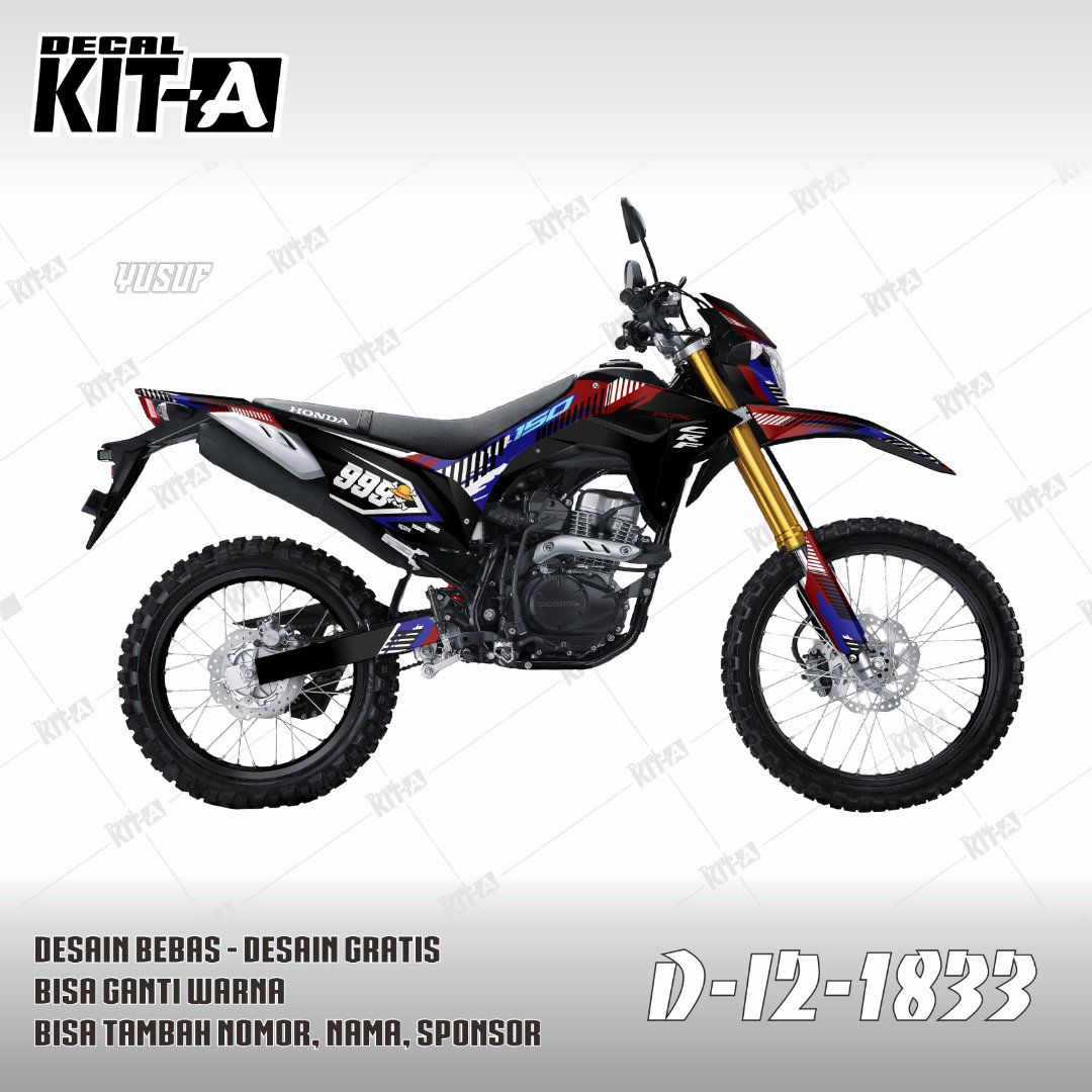 Livery Honda Racing Hitam