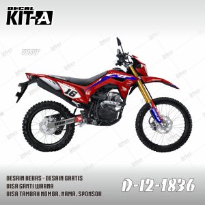 Livery Honda Racing Merah