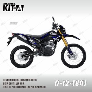 Tengkorak Putih Hitam Biru