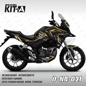 Simple Hitam Lis Emas