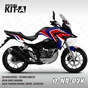 Twin Africa Biru Putih Merah