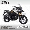 Africa Twin Hitam Emas Putih