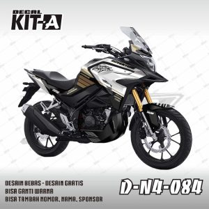 Africa Twin Hitam Emas Putih