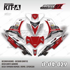 Racing Elegan Putih Merah