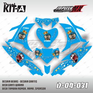 Zombie Doraemon Biru Muda