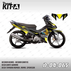 Racing Hitam Kuning Abu