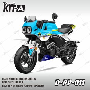 Biru Lis Kuning Putih