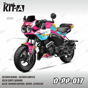 Pink Kombinasi Biru Kuning Putih