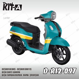 Biru Toska Kombinasi Kuning Mustard